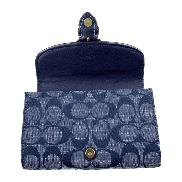Kleo Wallet In Signature Chambray -NWT